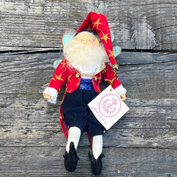 Mark Roberts Other - Mark Roberts Vintage Santa Claus ELF Enchanted Forest Fairy Doll Ornament Stars